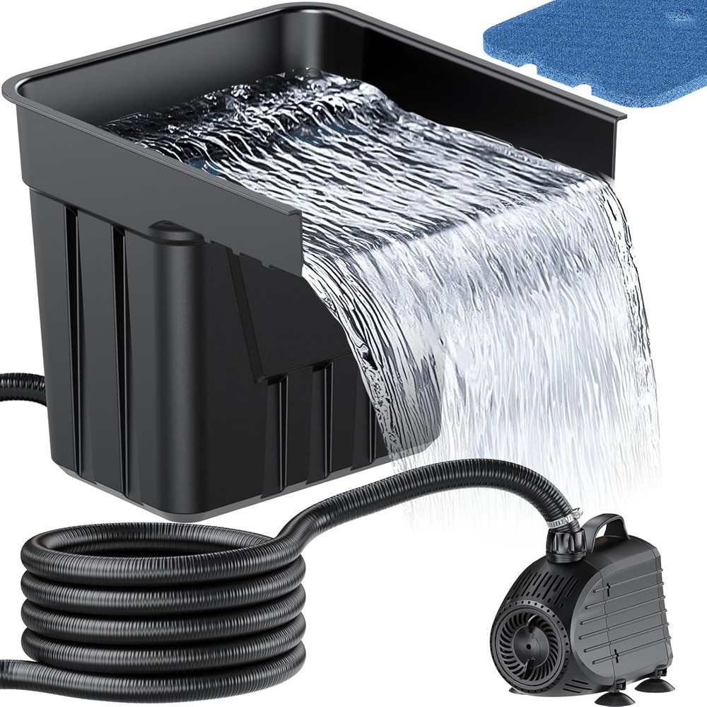 Pond Waterfall Spillway Kit with Pump