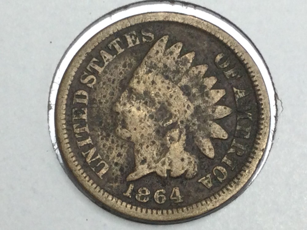 1864 Copper Nickel Indian Cent