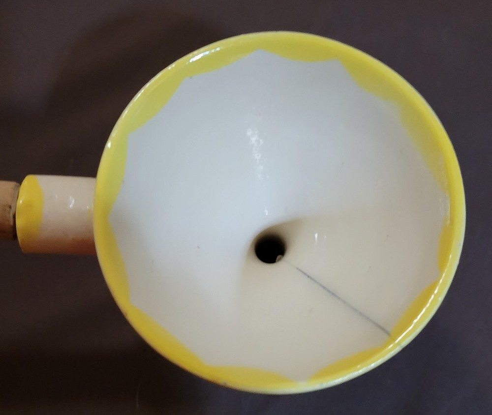 Vintage Handled Funnel Stoneware or Ceramic? Very unique.