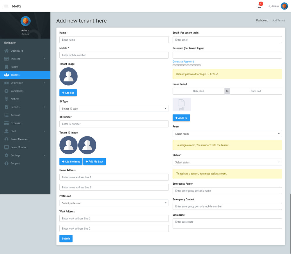 Hostel Management System with Free VPS Web Hosting and Installation