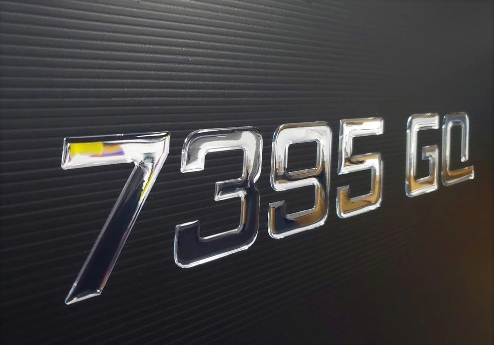 Plain Chrome Domed Boat Registration Numbers Master Series