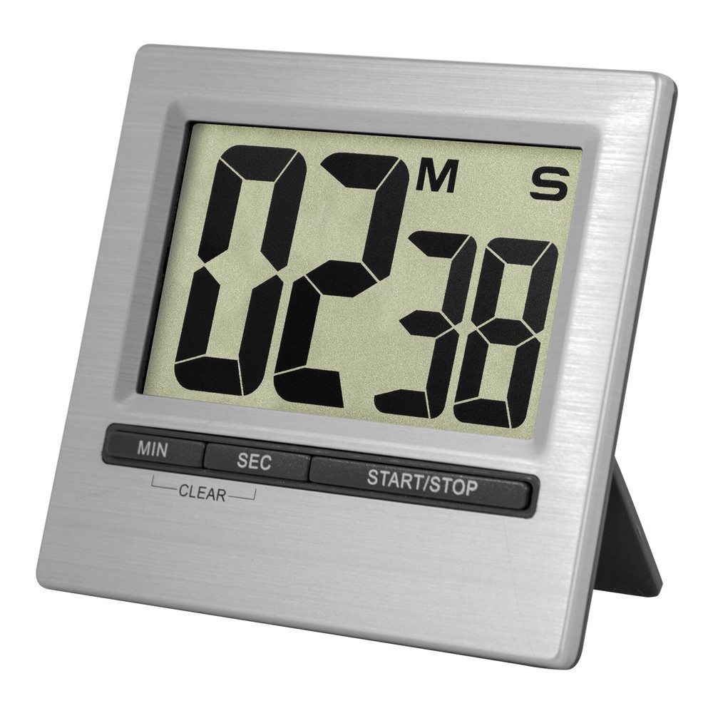 38.2013.54 La Crosse Technology TFA Digital Countdown Timer & Stopwatch - Silver