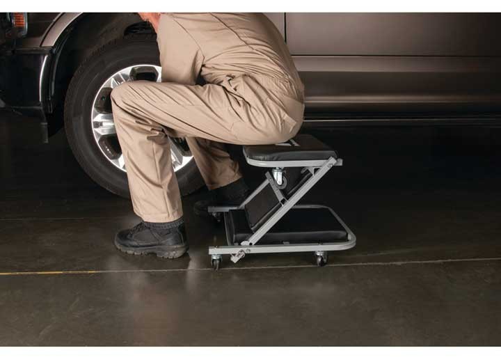 Performance Tool W85018 2-In-1 Z-Frame Folding Creeper, 40", Black