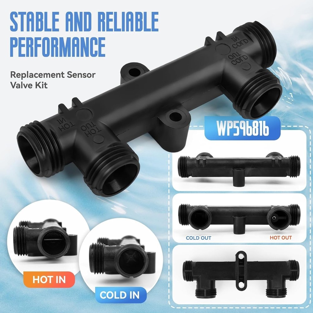 Sensor Valve Hot Water Recirculating Pump System Compatible W/ Tank Water