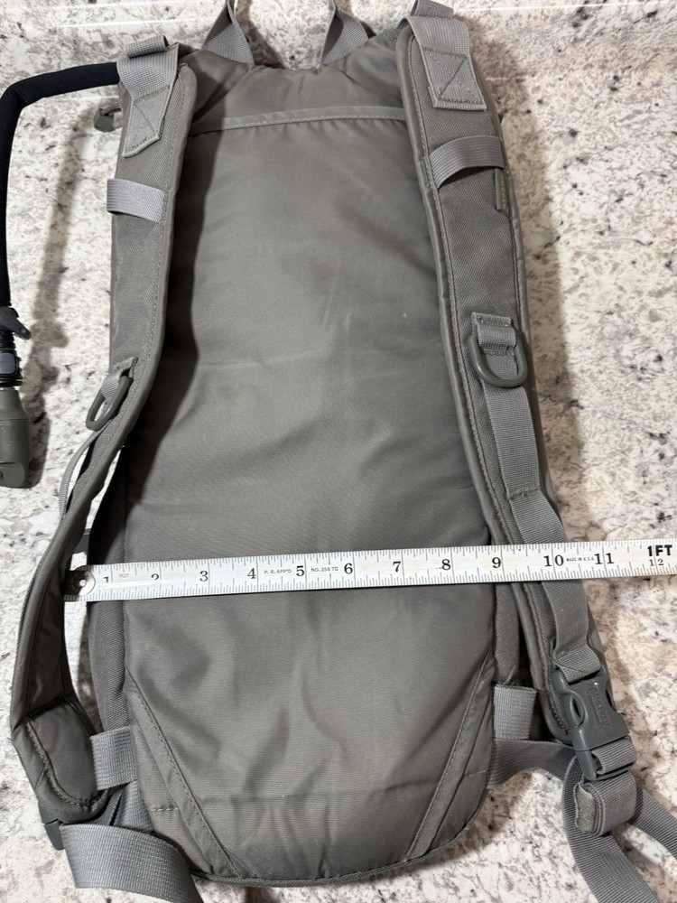CamelBak Tactical Hydration Pack Gray Hydration System MOLLE Webbing