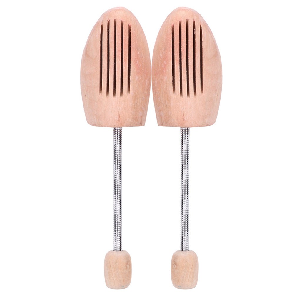 2Pcs Wood Shoe Tree With Spring Column Size 39-40
