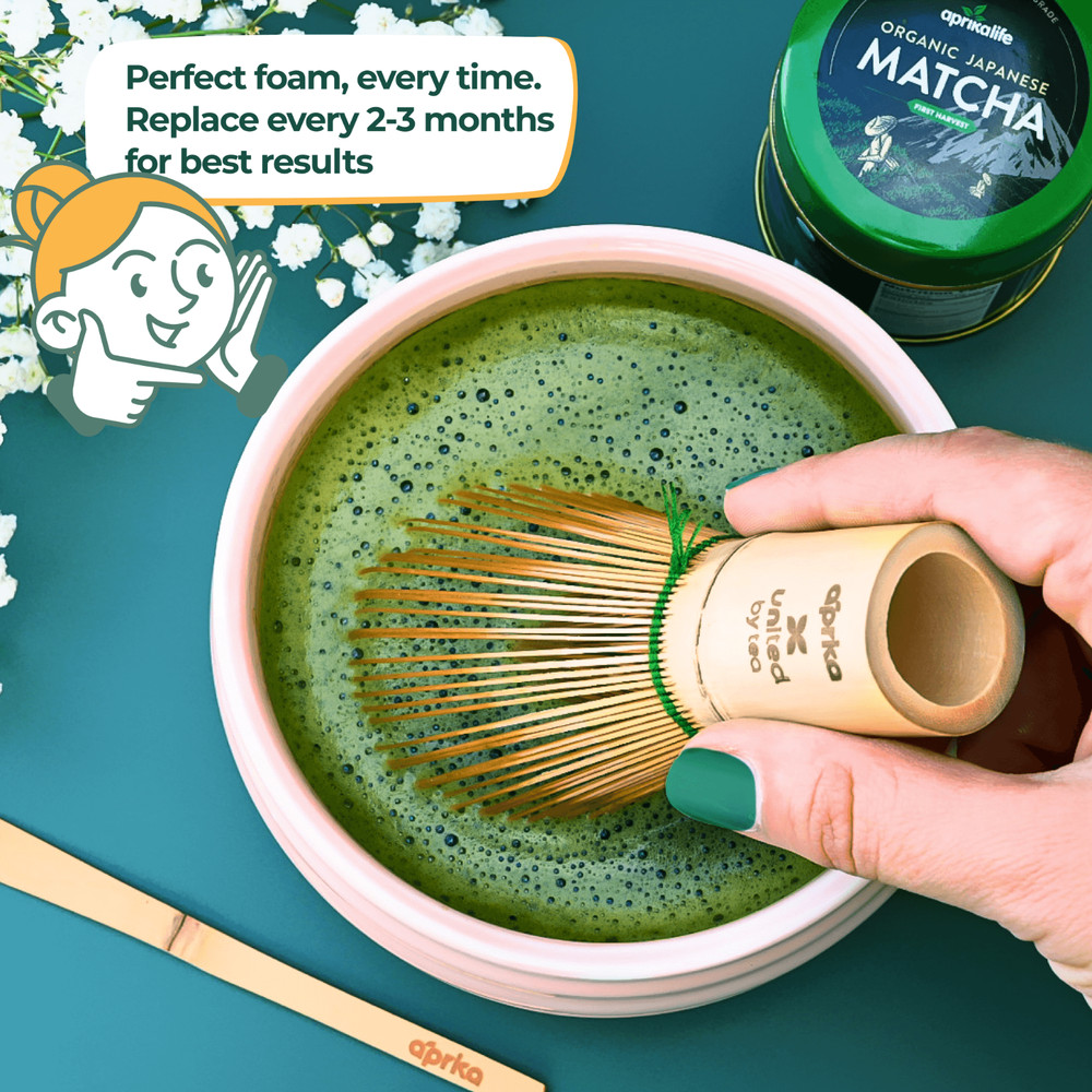 10 Bamboo Matcha Whisks, Tool for Making Matcha, Tea Accessory, Bulk