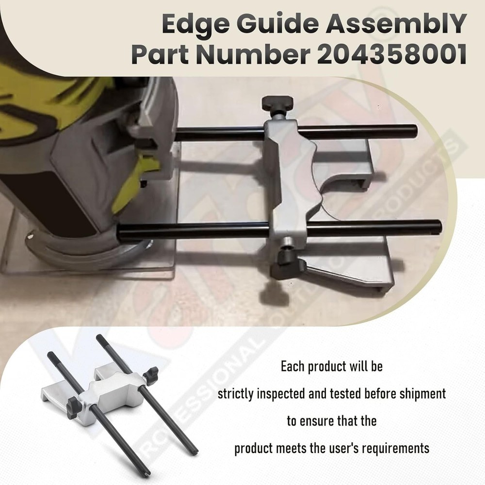 Edge Guide Assembly for 18V Trim Routers, Compatible with Multiple Models
