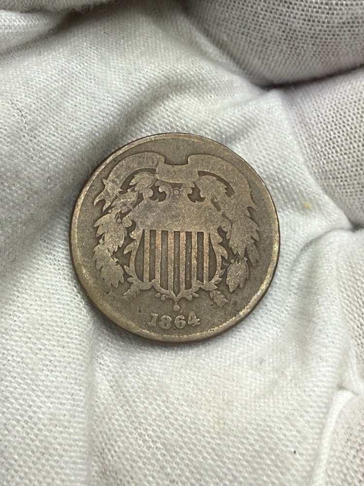 1864  Two Cent Piece T165