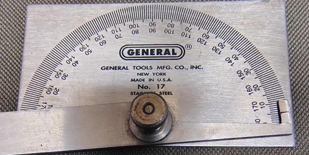 🗽 GENERAL NO 17 PROTRACTOR