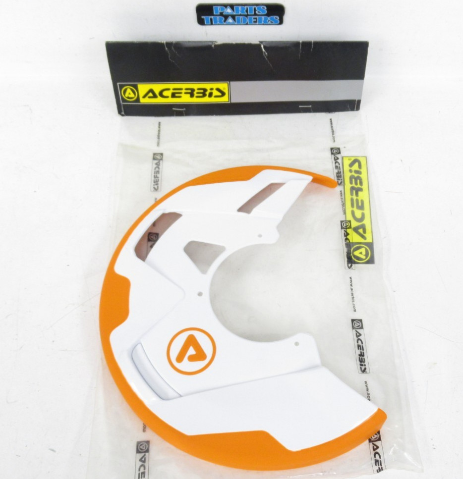 Acerbis Plastics Spider Evolution Universal Front Brake Disc Guard/Cover Orange