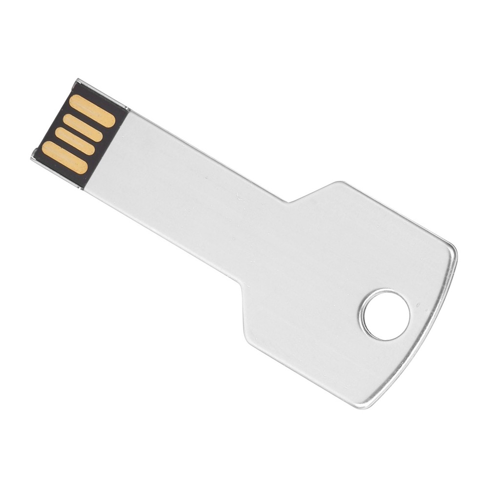 Cool Key Shape USB Flash Drive For Fast File Storage In Computer Silver