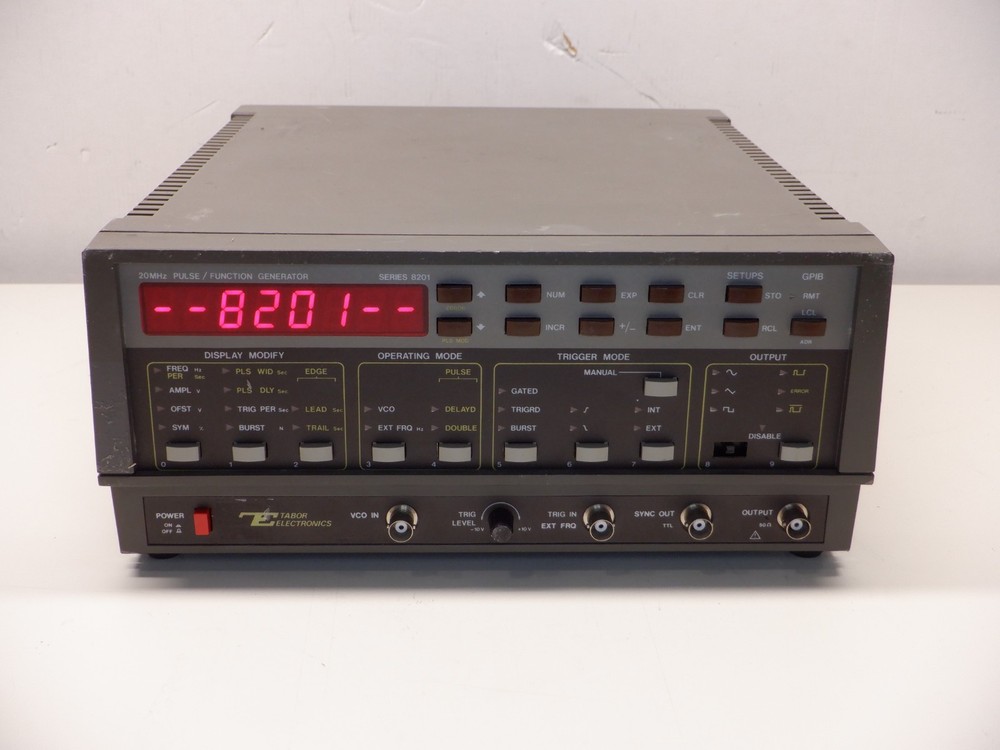TABOR ELECTRONICS 8201 FUNCTION GENERATOR
