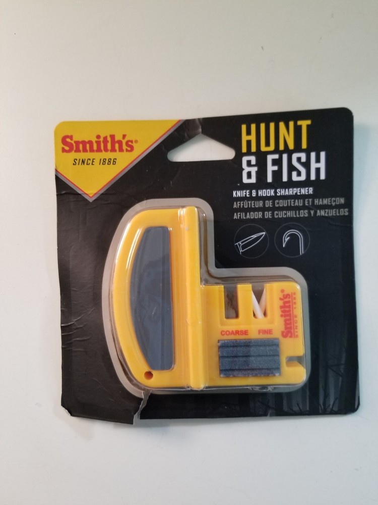 Smiths Hunt And Fish Knife And Hook Sharpner