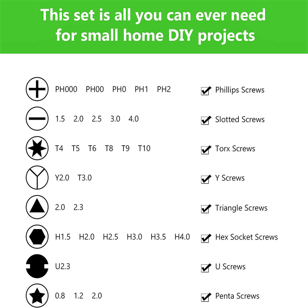 Precision Screwdriver Set Mini 138 in1 Multi-function TORX Magnetic Repair Tool