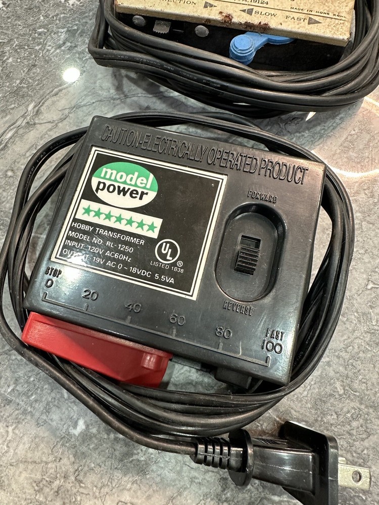 Model Power Hobby Transformer RL-1250 Model Train Set Power Supply HO Scale