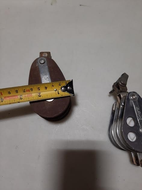 Marine / boat pulleys (2) Schaefer & Main