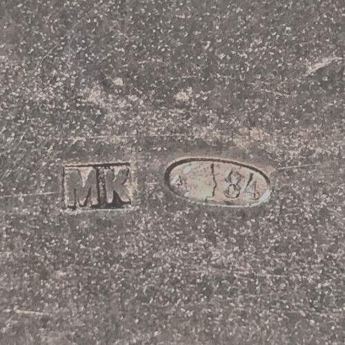 Polish Solid 84 Silver Cigarette Vesta Case. Name Day Gift, Dated June 27, 1920.