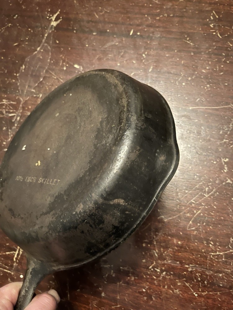 10 1/2” Vintage Skillet wit “C” Marked on Handle-Nice
