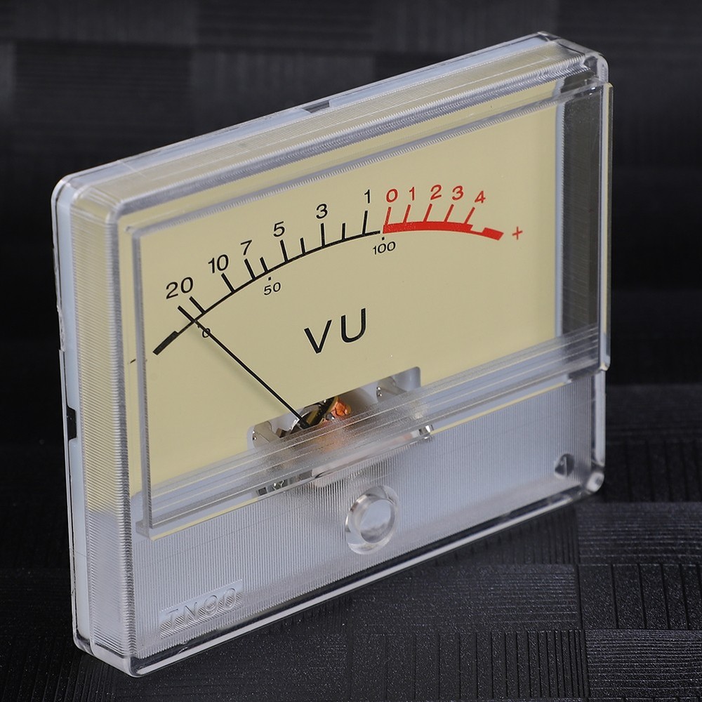 T‑90 DB Amplifier Level VU Meter Header Meter With Light Bulb Audio