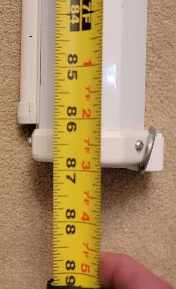 PANOVIEW Projection Screen Pull Down Manual White 91" Diagonal 87" Long