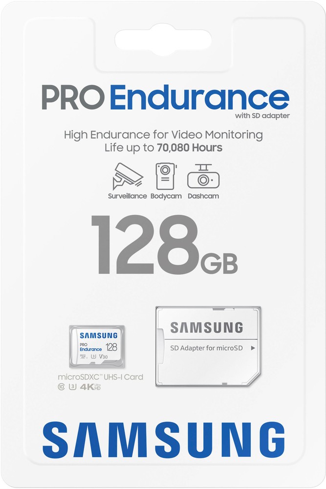Samsung - PRO Endurance 128GB microSDXC SD Memory Card