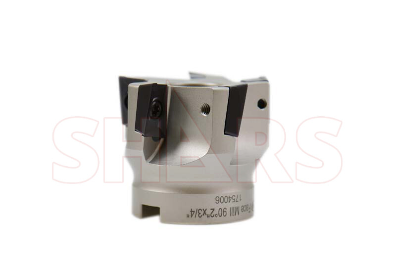 Shars 2" 90° Indexable Face Mill + CAT 40 Arbor + 10pcs APKT Inserts #[