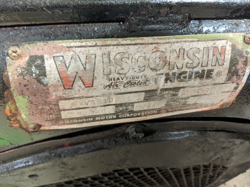 Wisconsin V 461 Engine Stump Grinder power unit chipper
