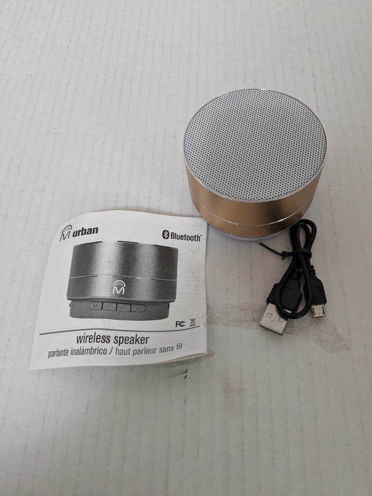 New Never Used M Urban Wireless Speaker