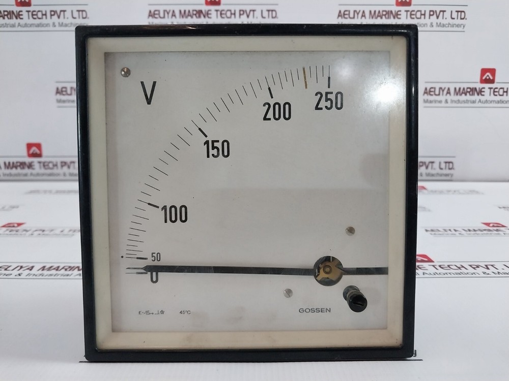 Gossen Analog Voltmeter 0-50/250V 45 C