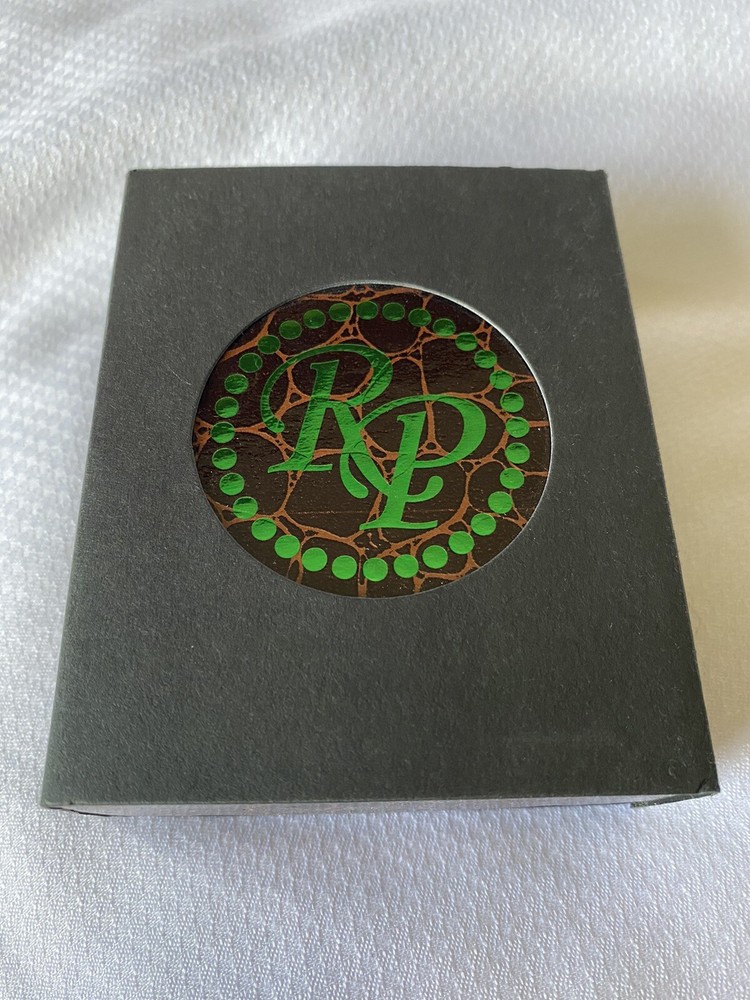 Rocky Patel Burn Double Jet Lighter - Light Green with Chrome Plates - New