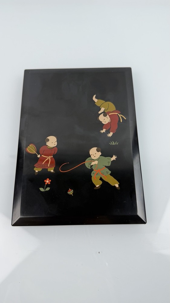 Vintage Black Chinese Notebook