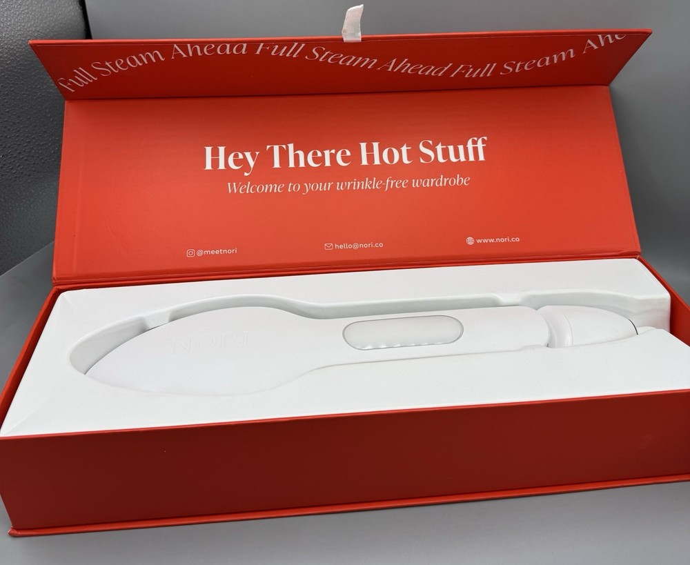 Nori Handheld Press Steam Iron, White