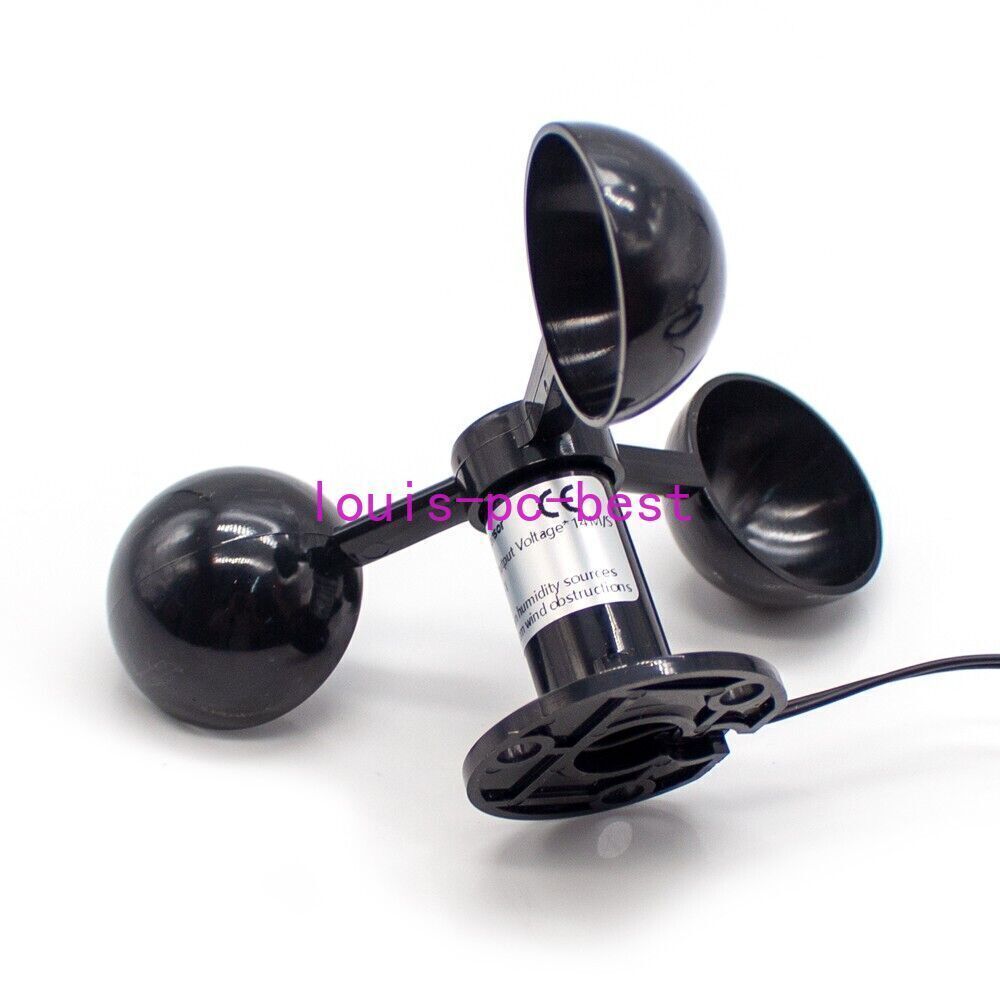 NEW Tower Crane Self-Generating Wind Speed Sensor Display Unpowered Anemometer-