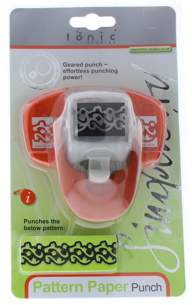 Tonic Studios Simplicity Pattern Paper Punch Vine Stripe Strip Trim