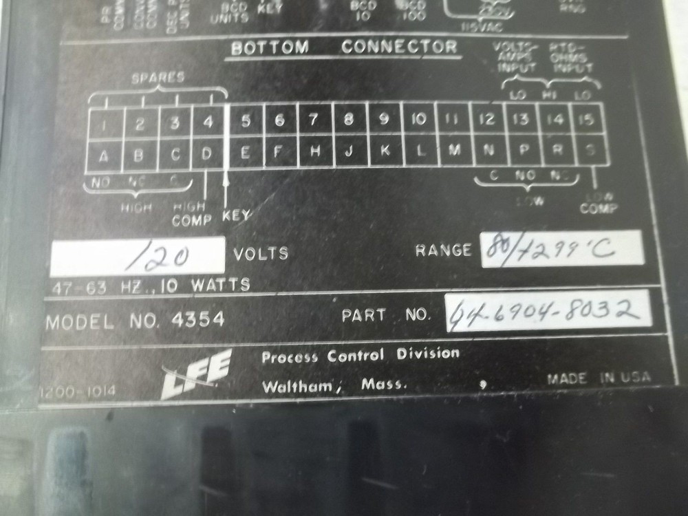 LFE 4354 PANEL METER UNMP