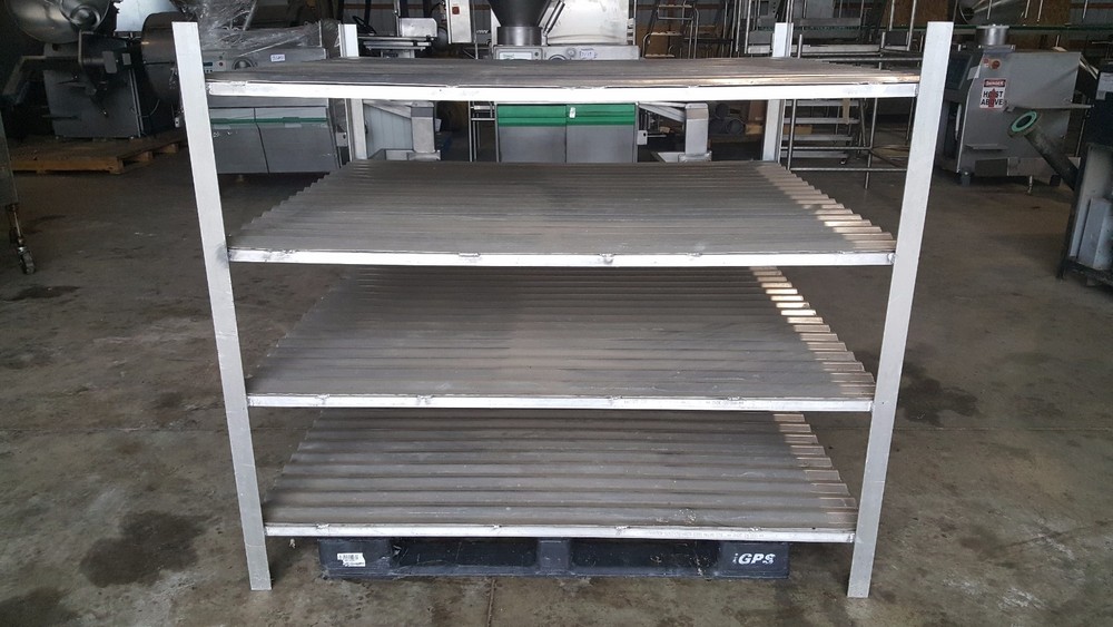4 Shelf Aluminum Rack