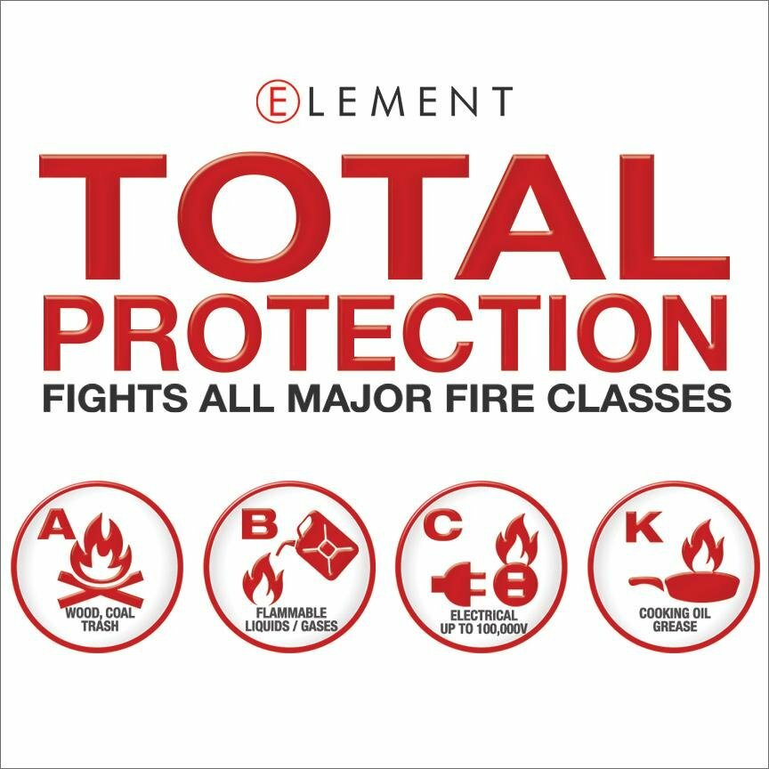Element 40050 E50 50-Second, Maintenance-Free Fire Extinguisher