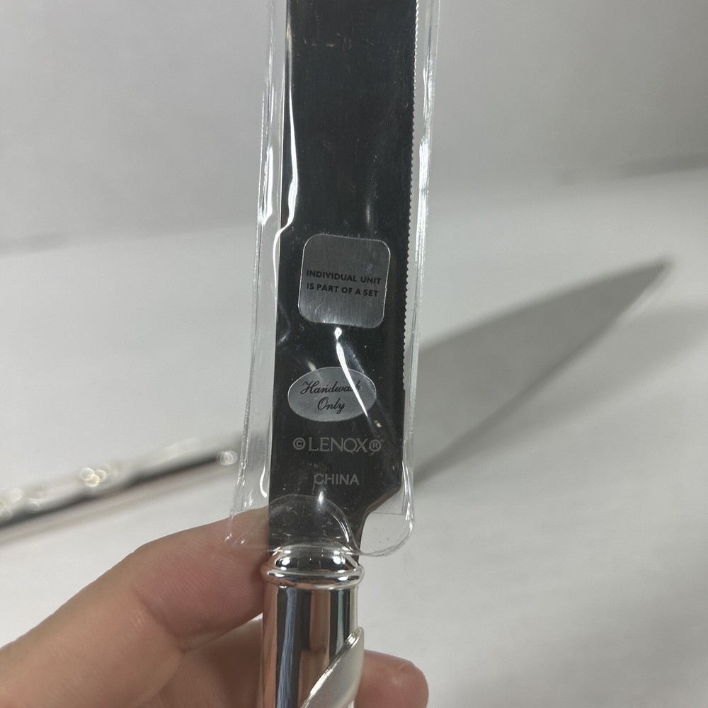 Lenox Endless Love 2-Piece set Silver Plated Cake Knife & Server #847304