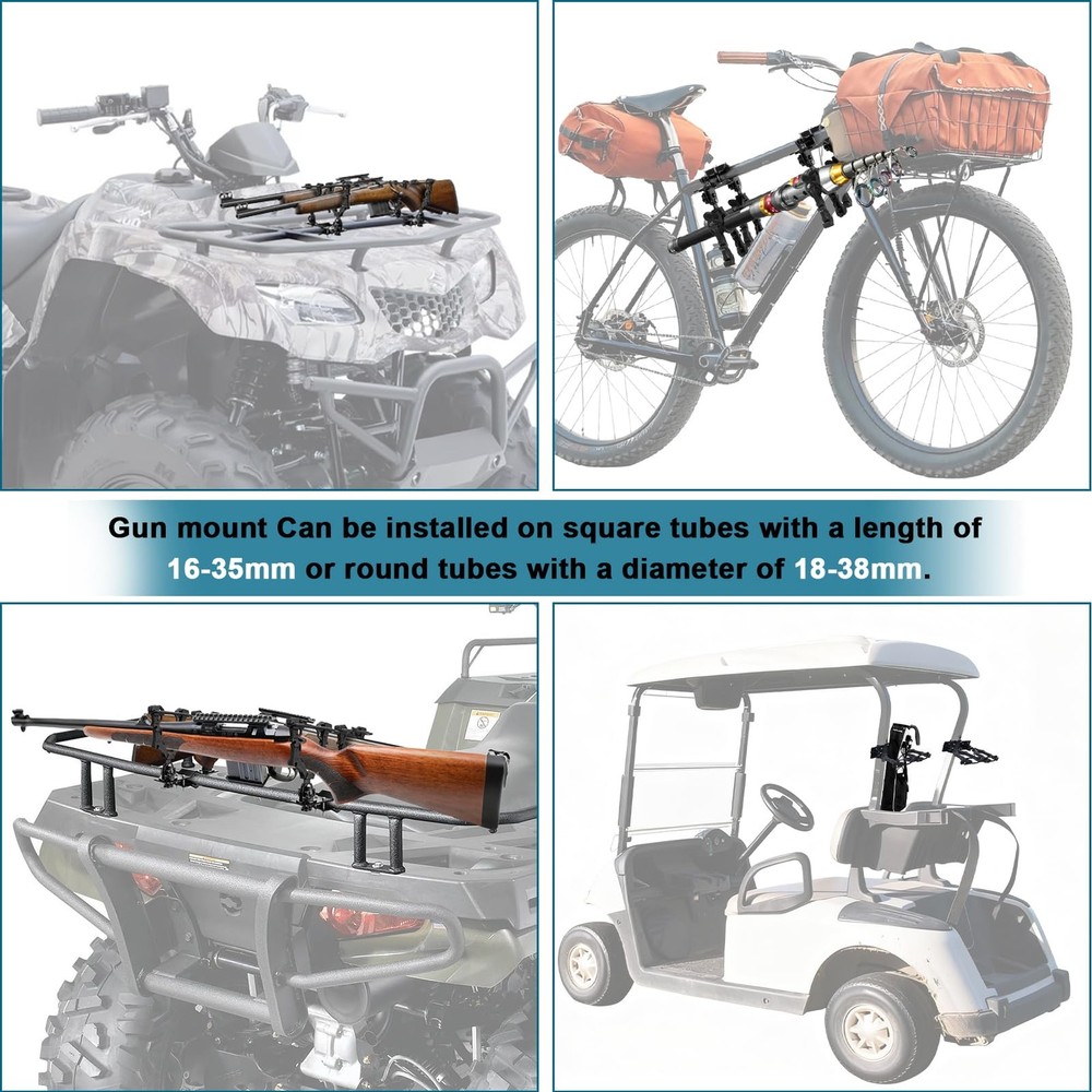 Double Single Rack for ATV UTV, atv holder Universal Rack for Hunting , Bow, ...