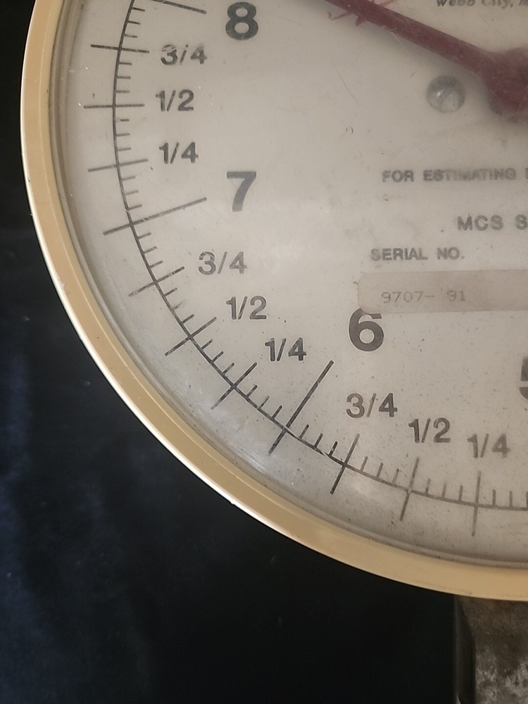 Cardinal Detecto MCS-Series 20lb x 1oz Dial Hanging Scale