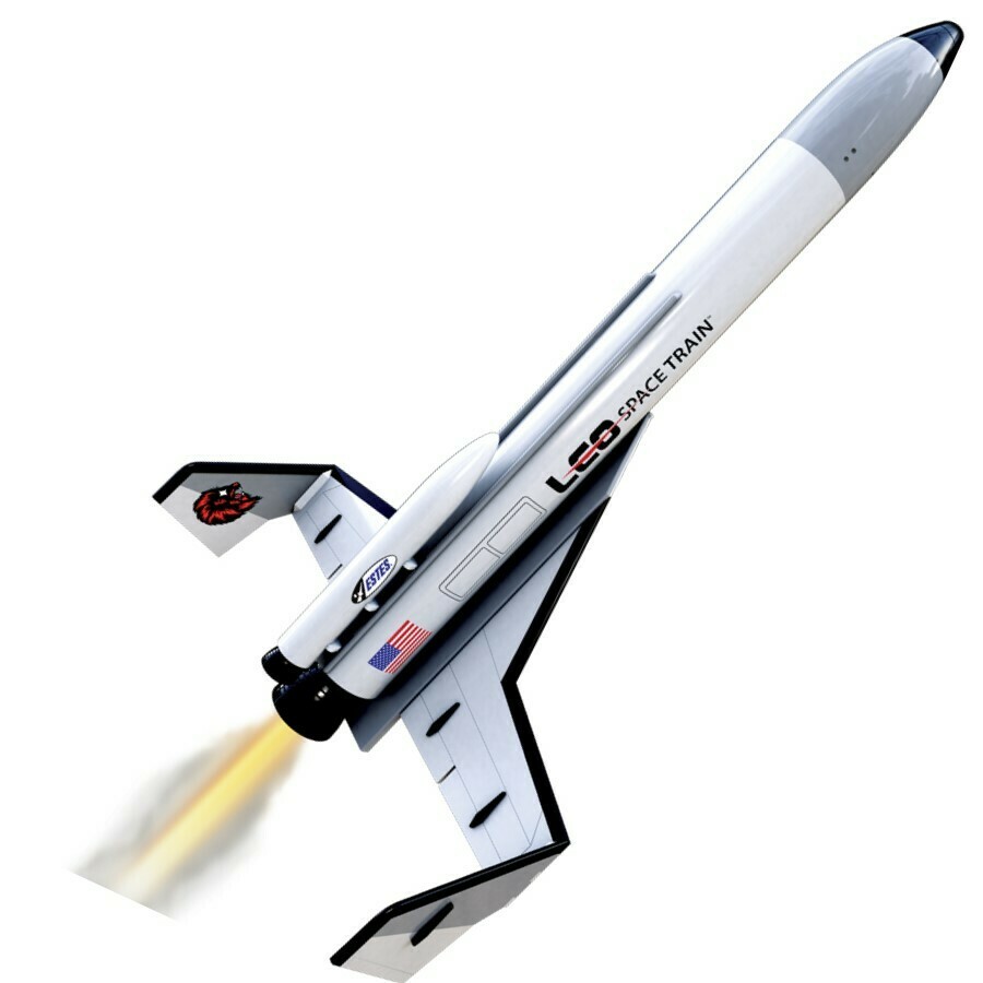 Estes Flying Model Rocket Kit LEO Space Train  EST 7285