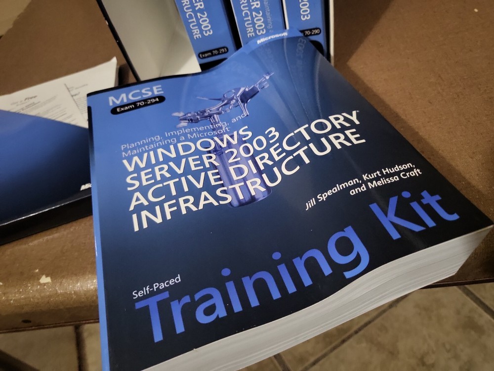 Microsoft Windows server 2003 Training Kit Microsoft Corporation Vtg books cds