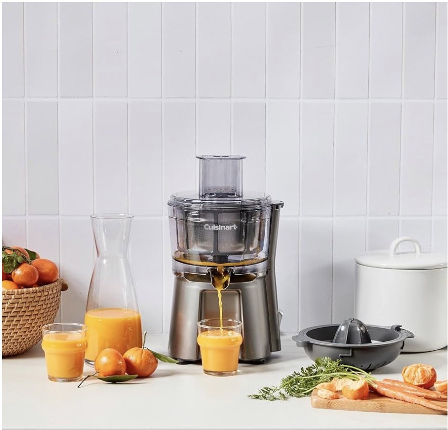 Cuisinart CJE-2000 Combo Juice Extractor/Citrus Juicer, Black