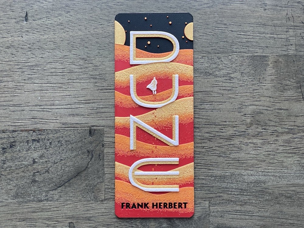 Frank Herbert’s Dune 3D Printed Bookmark
