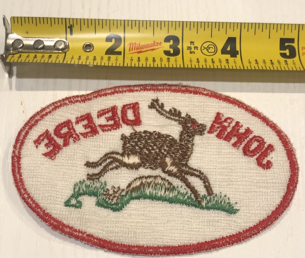 Rare 1930s John Deere Uniform Jacket Hat Patch Vintage Tractor