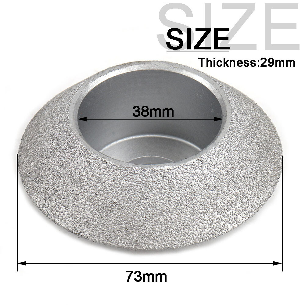 3" 75mm Brazed Diamond Grinding Wheel V Type Abrasive Tools for Angle Grinder