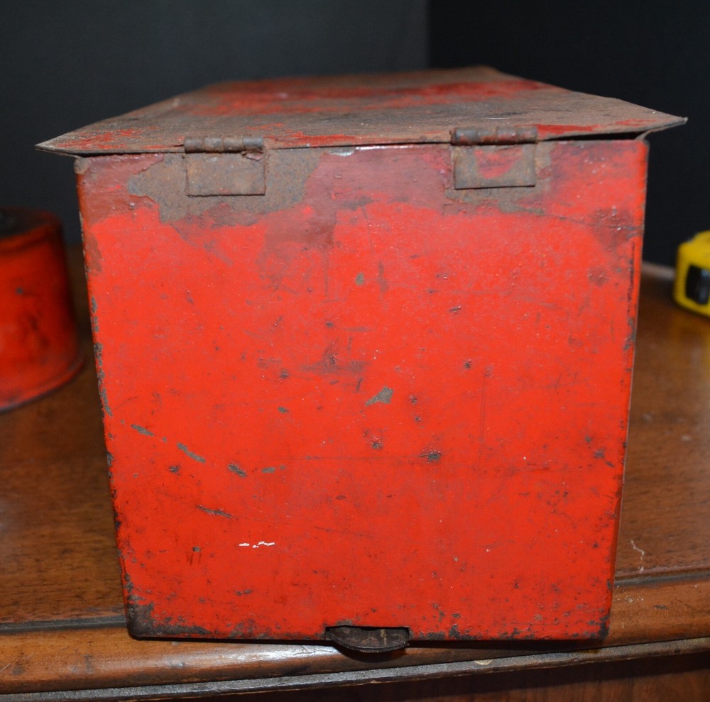 ANTHES FORCE OILER CO. KEROSENE Road Flares Orig. Storage Case EMPTY