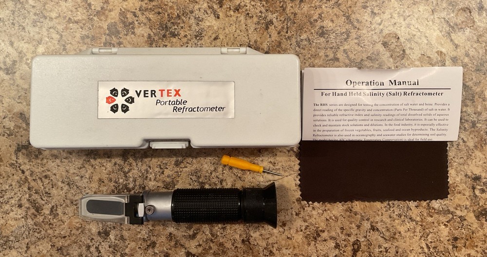Vertex Portable Salinity Refractometer