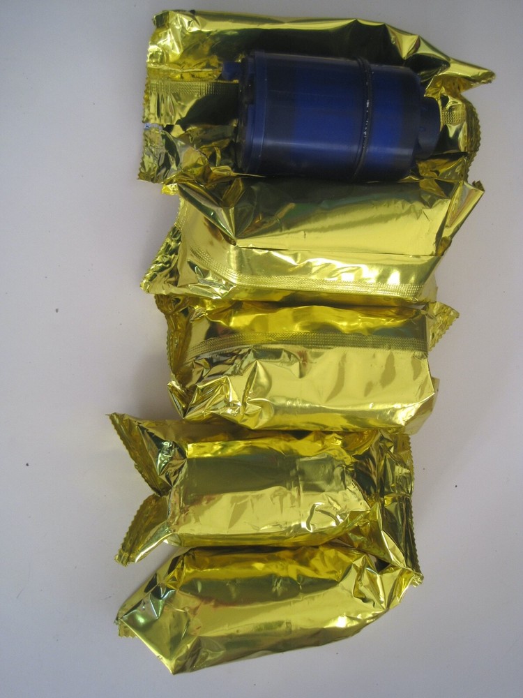 Blue Filter In Gold Tone Package Lot 5